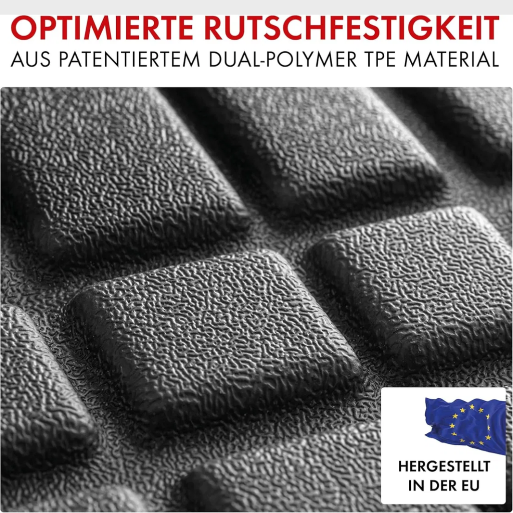 3D Fußmatten nach Maß – TPE Set inkl. Kofferraumwanne (4-teilig)