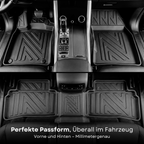 3D Auto Fussmatten für VW Golf 8 (Automatik) 2019-2026 Carbon-Optik