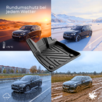 3D Auto Fussmatten für Cupra Terramar 2024-2027 Carbon-Optik