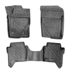 3D Auto Fussmatten für Ford Ranger (4.Gen) 2022-2026 Carbon-Optik