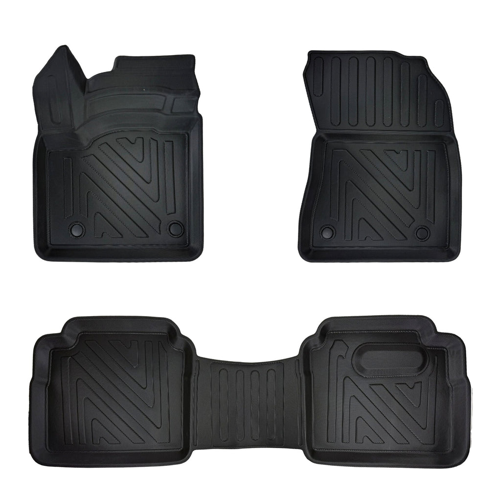 3D Auto Fussmatten für Nissan X-Trail E-Power 2022-2026 Carbon-Optik